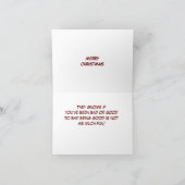 **MERRY CHRISTMAS NEIGHBOR** GNOME-SPASS-KARTE KARTE (Innenseite)