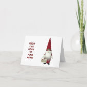 **MERRY CHRISTMAS NEIGHBOR** GNOME-SPASS-KARTE KARTE (Vorderseite)