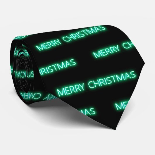 MERRY CHRISTMAS Neon LED Bar Sign Krawatte (Gerollt)