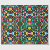 MERRY CHRISTMAS NEUROGRAPHIC & BLACK LINIE GESCHENKPAPIER (Flach)