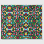 MERRY CHRISTMAS NEUROGRAPHIC & BLACK LINIE GESCHENKPAPIER (Flach)