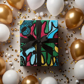 MERRY CHRISTMAS NEUROGRAPHIC & BLACK LINIE GESCHENKPAPIER SET