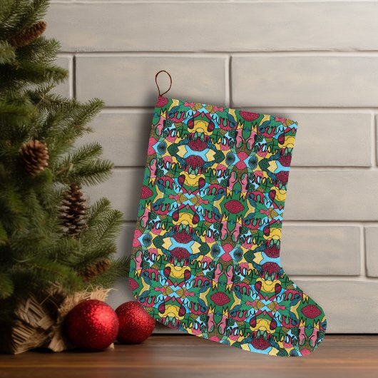 MERRY CHRISTMAS NEUROGRAPHIC & BLACK LINIE GROßER WEIHNACHTSSTRUMPF