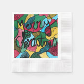 MERRY CHRISTMAS NEUROGRAPHIC & BLACK LINIE SERVIETTE (Vorderseite)