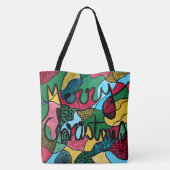 MERRY CHRISTMAS NEUROGRAPHIC & BLACK LINIE TASCHE (Rückseite)