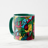 MERRY CHRISTMAS NEUROGRAPHIC & BLACK LINIE TASSE (Vorderseite Links)