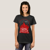 Merry Christmas New York Skyline In Snow Globe Sno T-Shirt (Vorne ganz)