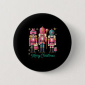 Merry Christmas Nk Nutcracker Fantasy  Button (Vorderseite)