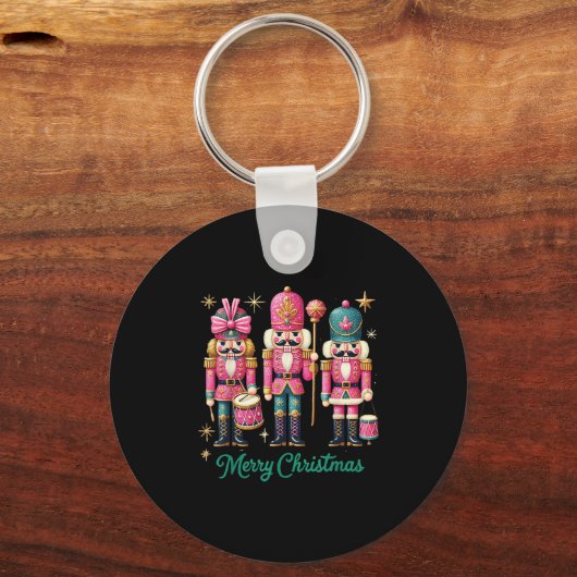 Merry Christmas Nk Nutcracker Fantasy Schlüsselanhänger (Vorderseite)