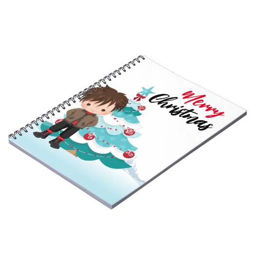 Merry Christmas  Notizblock (Linke Seite)
