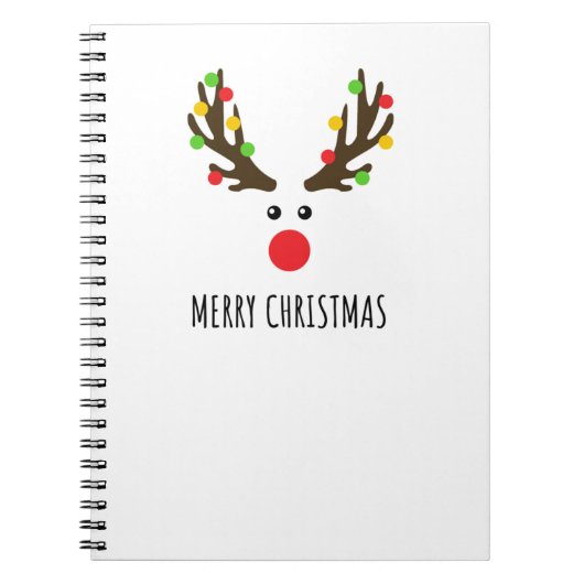 MERRY CHRISTMAS NOTIZBLOCK (Vorderseite)