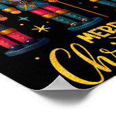 Merry Christmas Nutcracker Ballet Dance Women Kids Poster (Ecke)