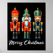 Merry Christmas Nutcracker Ballet Festive Xmas Men Poster (Vorne)