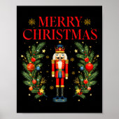 Merry Christmas Nutcracker Ballet Festive Xmas Men Poster (Vorne)