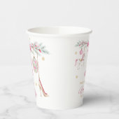 Merry Christmas Nutcracker Ballet Watercolor baby  Pappbecher (Links)