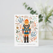 MERRY CHRISTMAS NUTCRACKER | Foto hinzufügen Postkarte (Stehend Vorderseite)