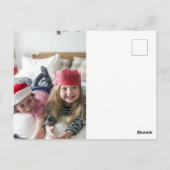 MERRY CHRISTMAS NUTCRACKER | Foto hinzufügen Postkarte (Rückseite)