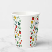 Merry Christmas Nutcracker kundenspezifische Monog Pappbecher (Links)