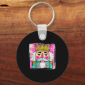 Merry Christmas Nutcracker Men Women Kids Xmas Paj Schlüsselanhänger (Vorderseite)