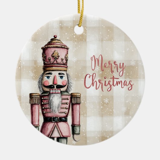 Merry Christmas Nutcracker Ornament (Vorne)