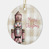 Merry Christmas Nutcracker Ornament (Links)