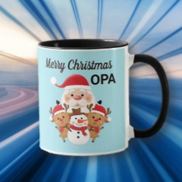 Merry Christmas OPA gift Mug Tasse
