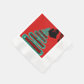 MERRY CHRISTMAS OPERATIONELLER BETRIEBSMOTORBETREI SERVIETTE (Ecke)