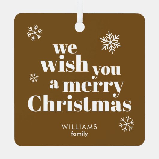 Merry Christmas ornament (Rückseite)