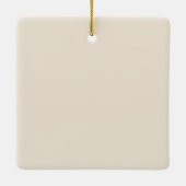 Merry Christmas Ornament Custom Dog Photo (Rückseite)