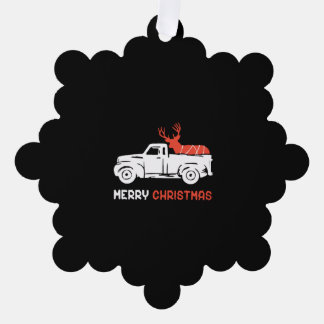 MERRY CHRISTMAS ORNAMENT KARTE