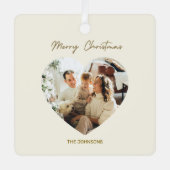 Merry Christmas Ornament | Personalized Photo (Vorderseite)