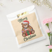 Merry Christmas - Ourson und Weihnachtsgeschenk Geschenktütchen (Versiegelt)