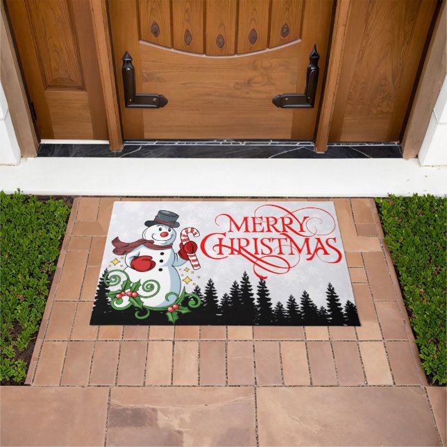 "Merry Christmas" Outdoor-Indoor Doormat Fußmatte (Außenbereich)
