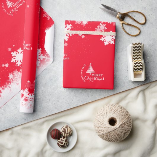 MERRY CHRISTMAS Packpapier (Kunsthandwerk)