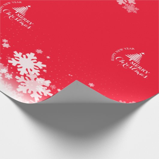 MERRY CHRISTMAS Packpapier (Ecke)