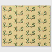 Merry Christmas Packpapier Blatt (Flach)