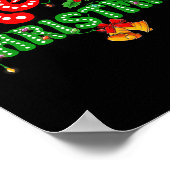 Merry Christmas Pajamas Family Matching Xmas Tree  Poster (Ecke)