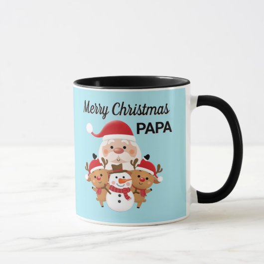Merry Christmas PAPA gift Mug Tasse (Rechts)