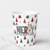 MERRY Christmas Paper Cup Pappbecher (Rückseite)