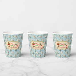 Merry Christmas Paper Cups – Festive Ornament Pappbecher