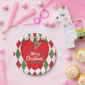 Merry Christmas Paper Plate Pappteller (Party)