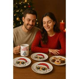 🎄 Merry Christmas Paper Plates | Festive Holiday Pappteller