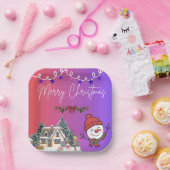 Merry Christmas Paper Plates Pappteller (Party)