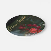 Merry Christmas Paper Plates Pappteller (Schrägansicht)