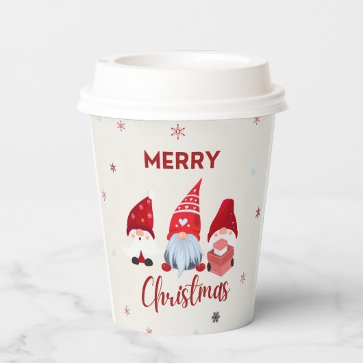 Merry Christmas Pappbecher (Rückseite)