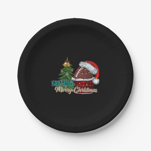 Merry Christmas Pappteller (Vorderseite)