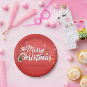 Merry christmas pappteller (Party)
