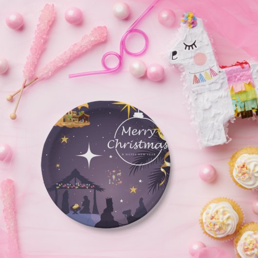Merry Christmas Pappteller (Party)