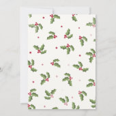 Merry Christmas Party Invitation – Fun & Festive Einladung (Rückseite)