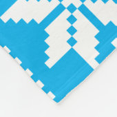 Merry Christmas pattern 1 Fleecedecke (Ecke)